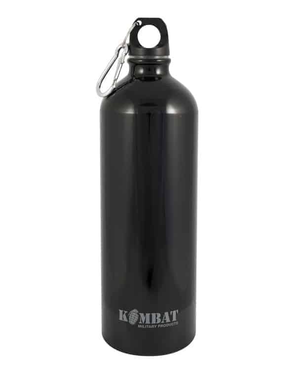 Aluminium Water Bottle 1000ml in Black