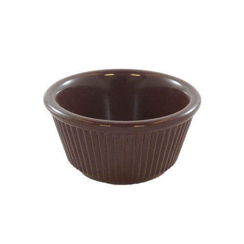 Fluted Melamine Chocolate Ramekin 89ml - Pack of 12