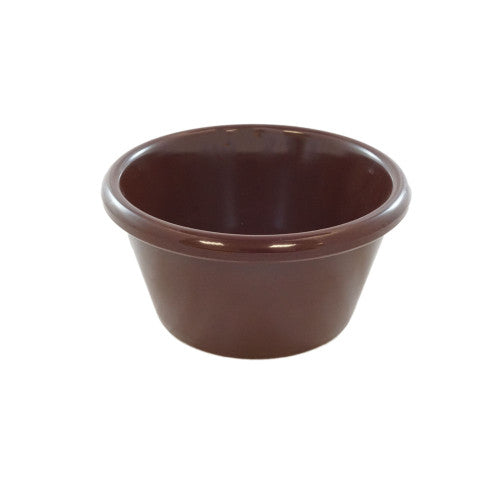 Contemporary Melamine Chocolate Ramekin 118ml - Pack of 12