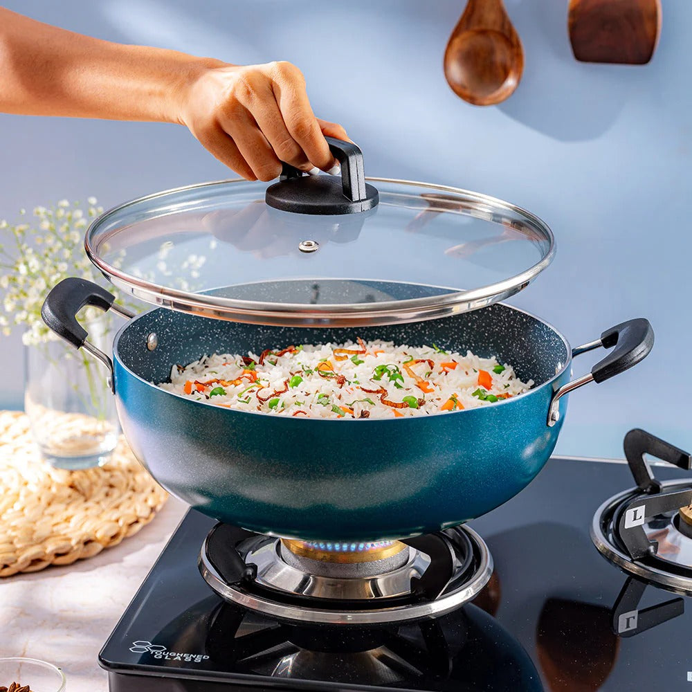 Non-Stick Kadhai with Lid