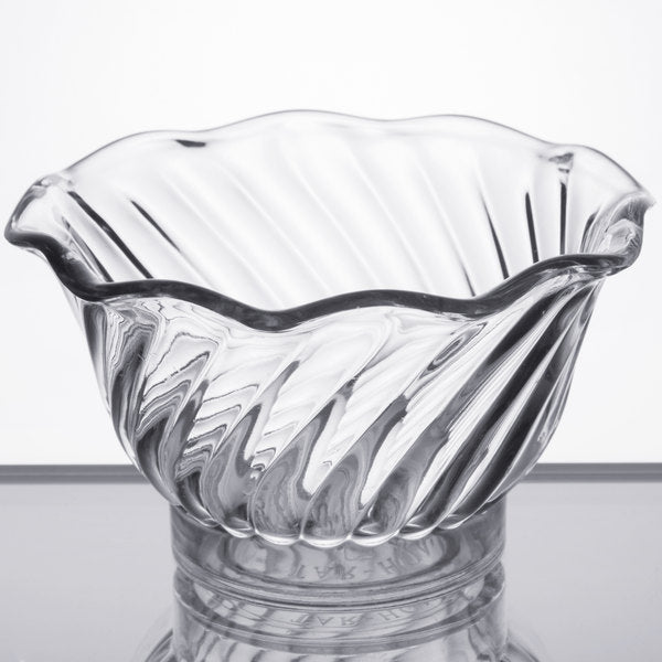Plastic Dessert Dish Clear 5oz - Dozen
