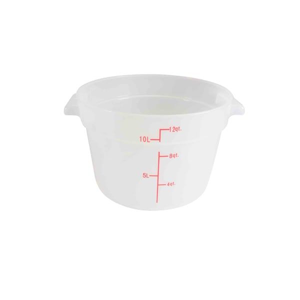 11.4 Litre Round Food Storage Container Translucent