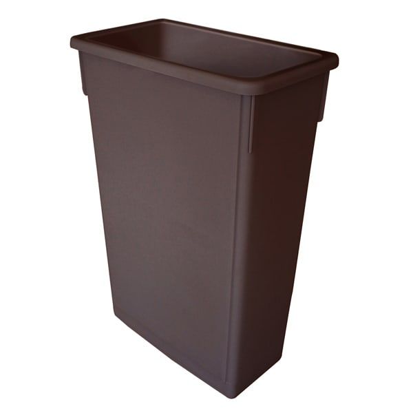 Brown 87 Litre Slimline Waste Bin
