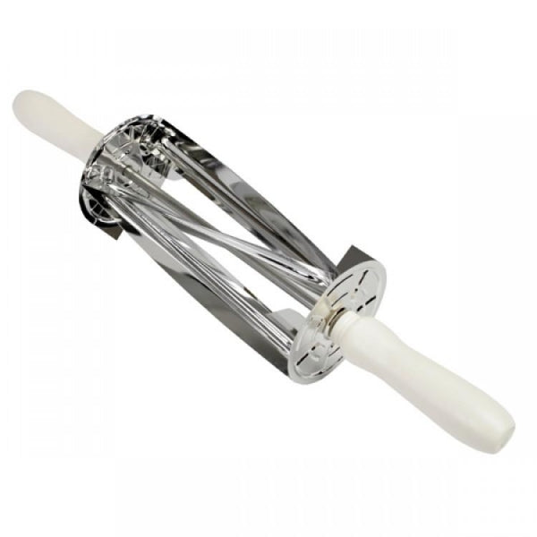 Stainless Steel Croissant/Pastry Cutter with Polyethylene Plastic Handles