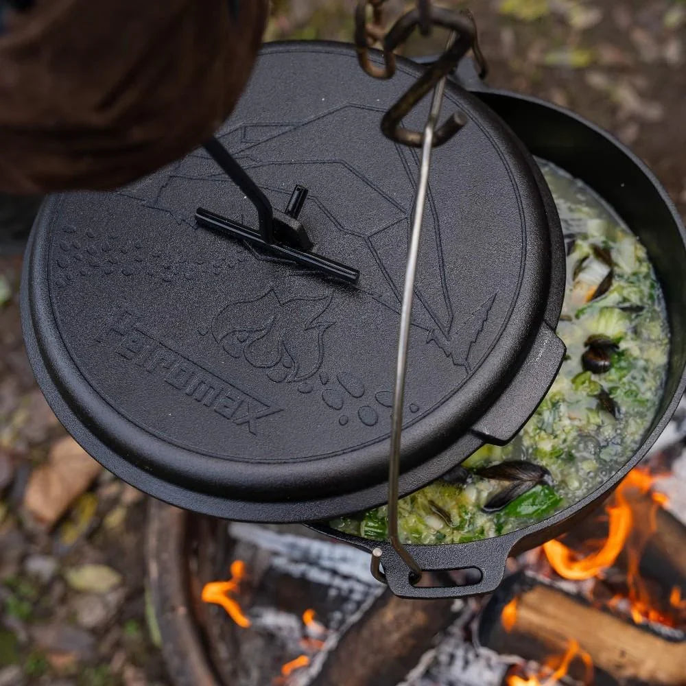 Cast Iron Dutch Oven with Frying Pan Lid