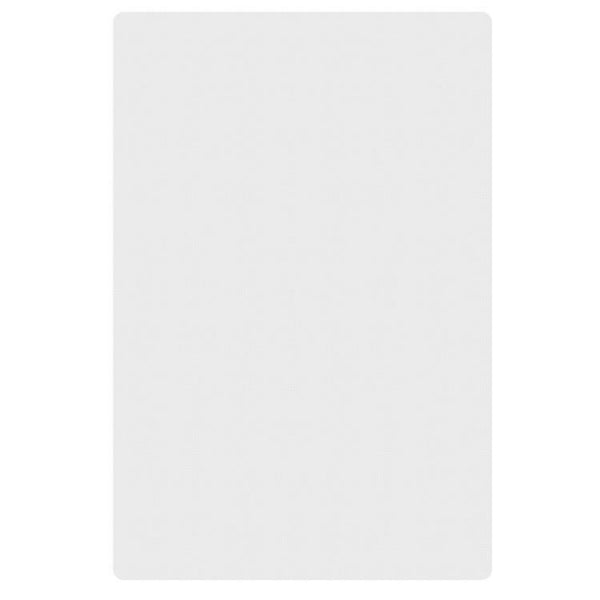 High Density Polyethylene White Chopping Board 457x305x13mm Default Title