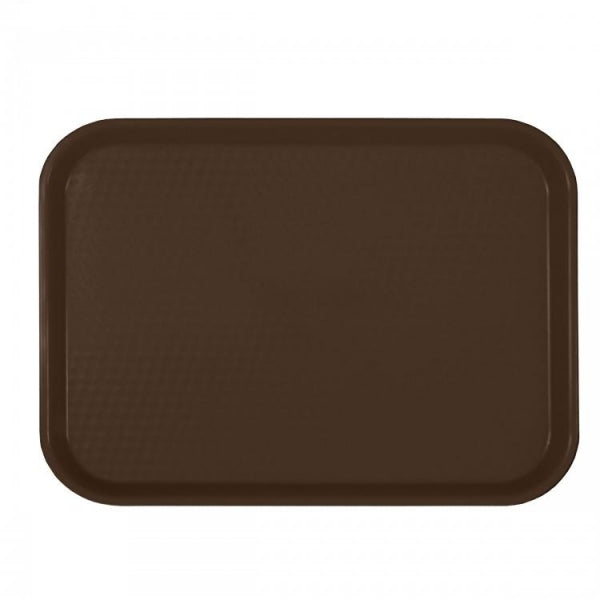 Polypropylene Fast Food Tray Brown Medium 412mm Default Title