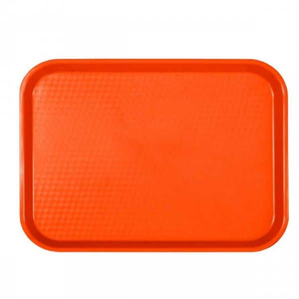 Polypropylene Fast Food Tray Orange Small 345mm Default Title