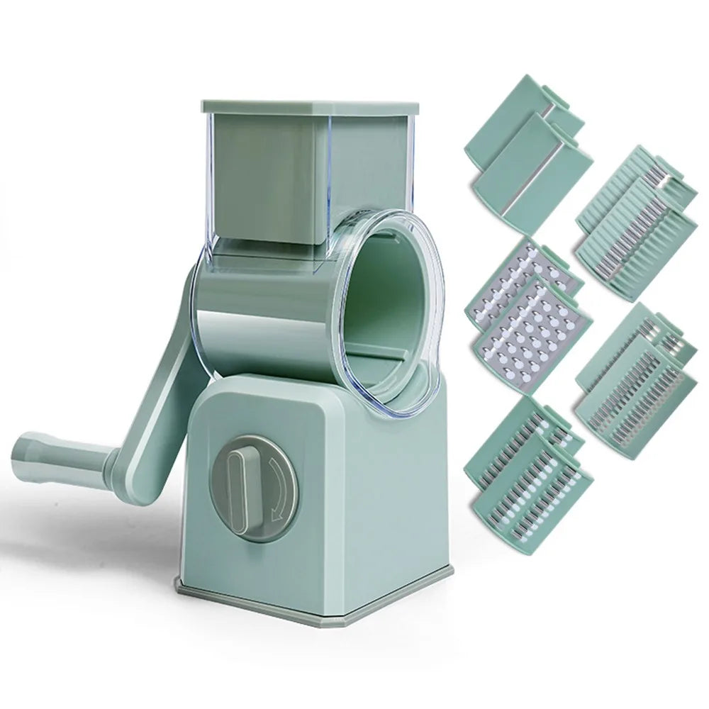 Rotary Cheese Grater Green