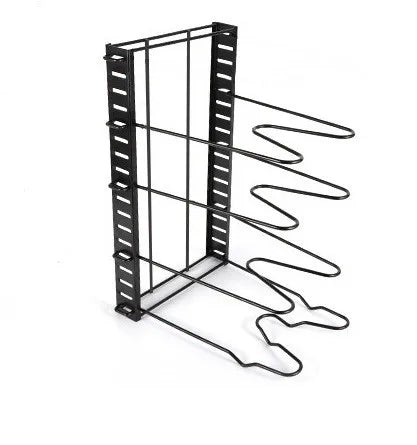 Adjustable Pot & Pan Organiser Rack – Storage Stand for Cookware, Bakeware, Chopping Boards & Kitchen Essentials – Freestanding Countertop-Compatible or Cabinet-Compatible – Available in 4-Tier or 5-Tier