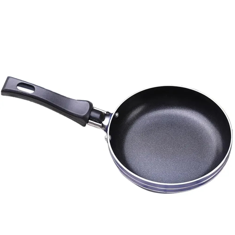 Mini Aluminium Egg Pan – Lightweight Non-Stick Pancake & Egg Fryer with Bakelite Handle – Perfect for One Egg (12.5cm)