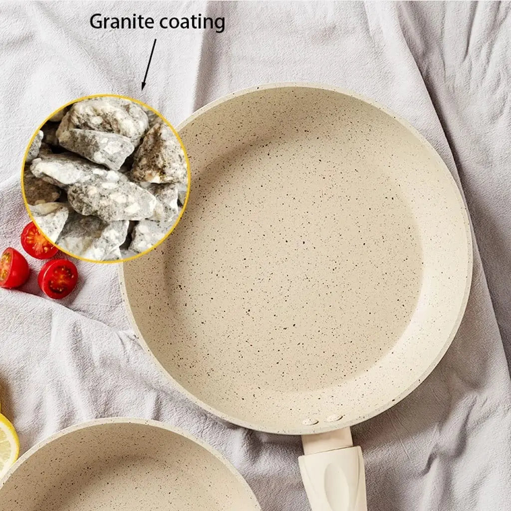 Ceramic Non-Stick Skillet – Perfect Skillet for Frying Eggs, Omelettes, Pancakes, Crepes, Steak, Searing, Sautéing, Sauces & Daily Cooking – Compatible with Gas & Induction Cookers – Available in 20cm, 24cm, 28cm