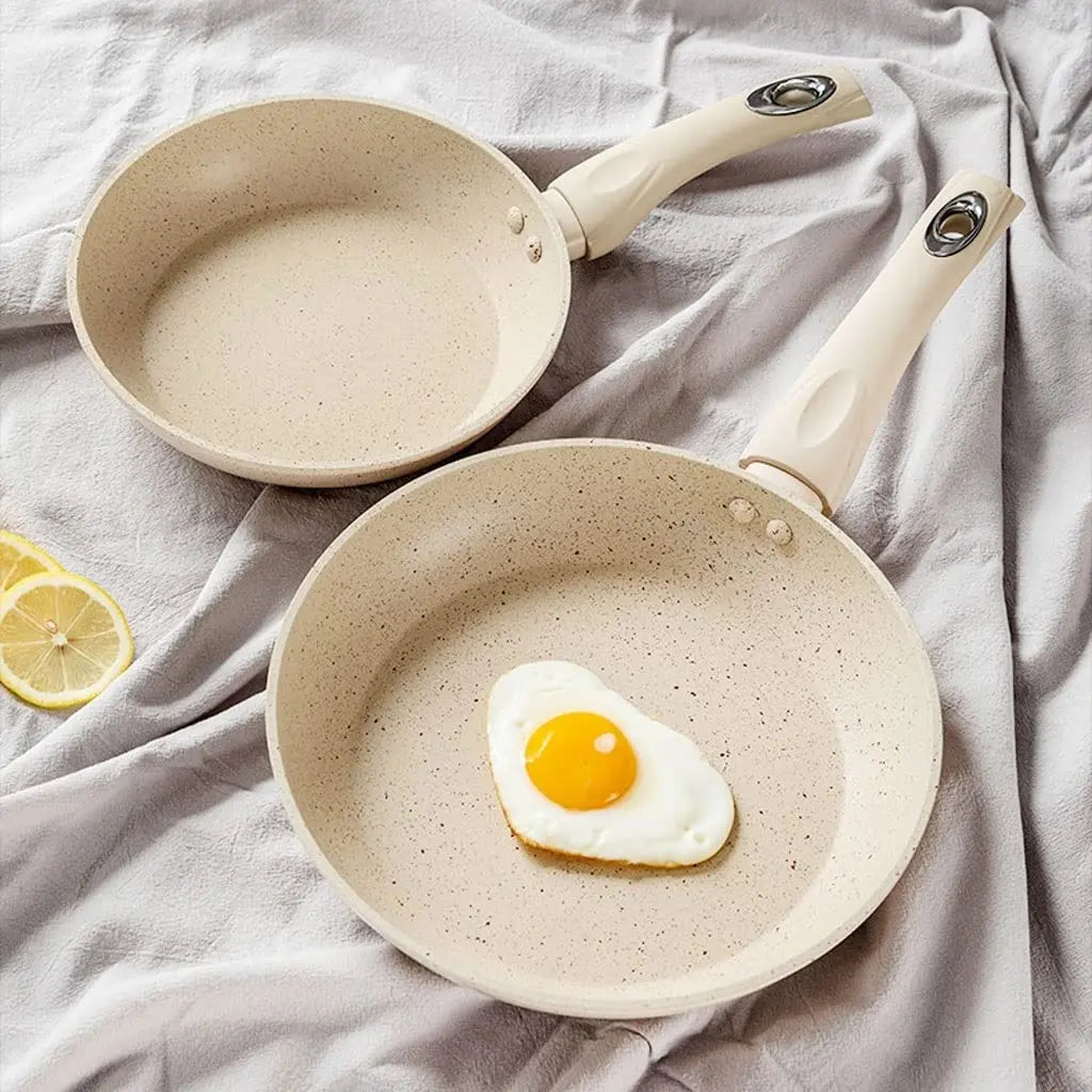 Ceramic Non-Stick Skillet – Perfect Skillet for Frying Eggs, Omelettes, Pancakes, Crepes, Steak, Searing, Sautéing, Sauces & Daily Cooking – Compatible with Gas & Induction Cookers – Available in 20cm, 24cm, 28cm