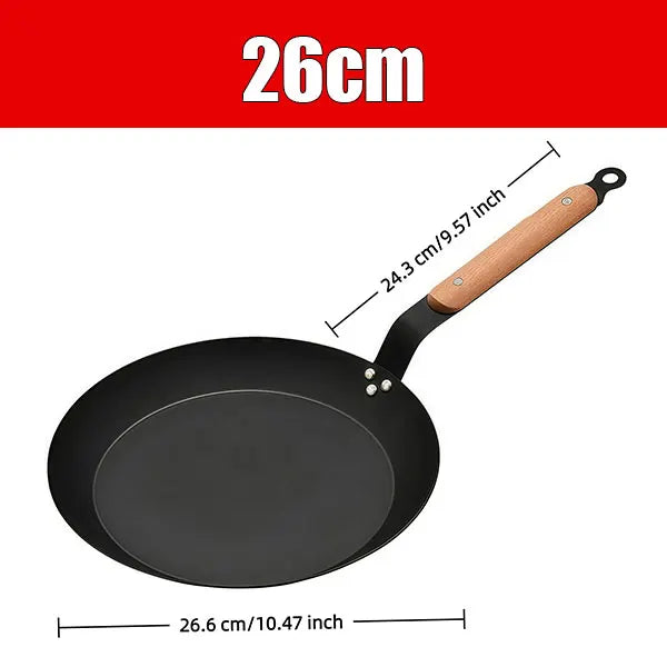Carbon Steel Hammered Skillet 26cm
