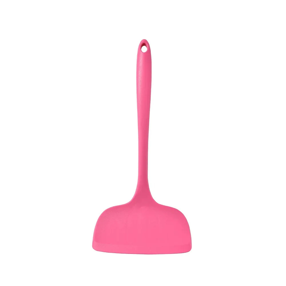 Blush Pink Silicone Kitchen Utensils Set – Heat-Resistant Spatulas, Turners, Ladle & Mixing Spoon – Safe for Non-Stick Cookware & Daily Cooking – Available as 6-Piece Set or Individual Pieces