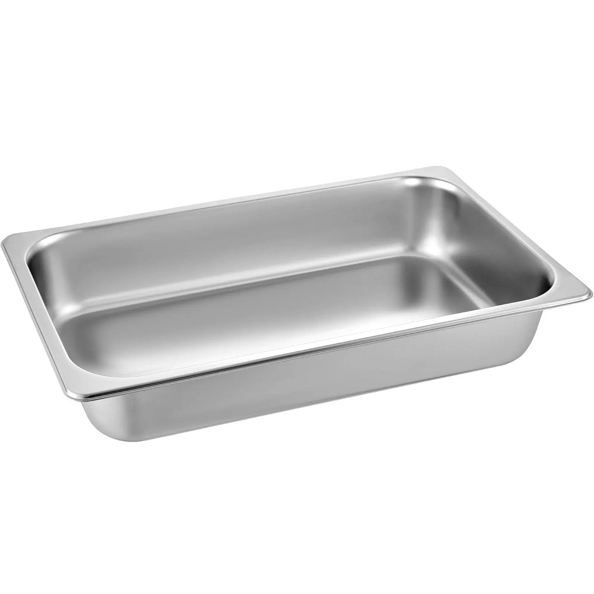 6 Pack Full Size Stainless Steel Steam Table Pans – Deep 13L Hotel & Gastronorm Food Pans – Great for Catering, Buffets & Oven Cooking