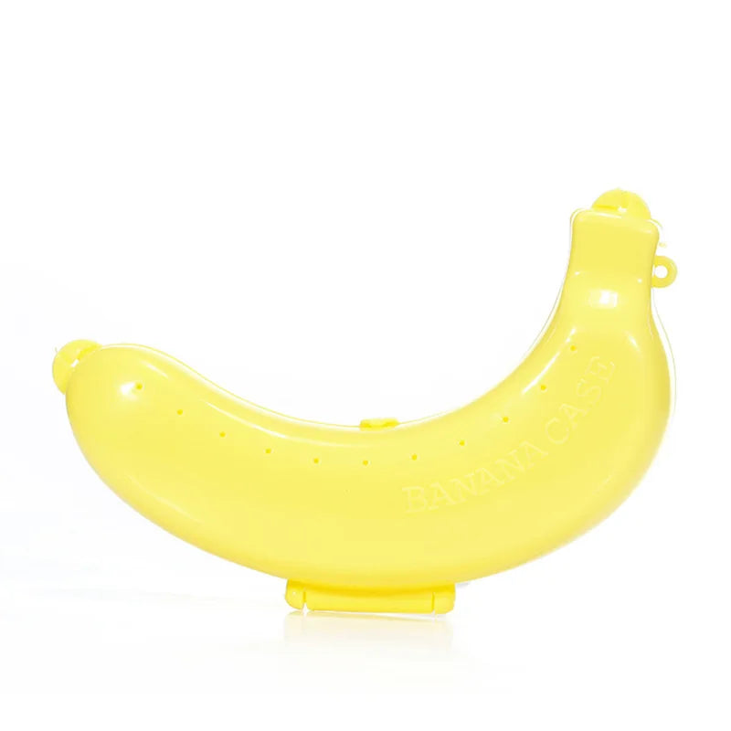 Portable Plastic Banana Case – BPA-Free Banana Holder & Keeper – Perfect for Lunch Boxes, Picnics, Hiking & Travel
