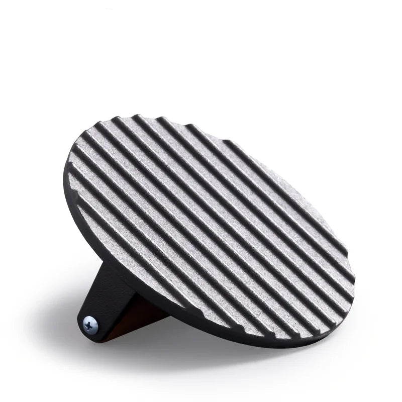 Cast Iron Burger Press with Wooden Handle