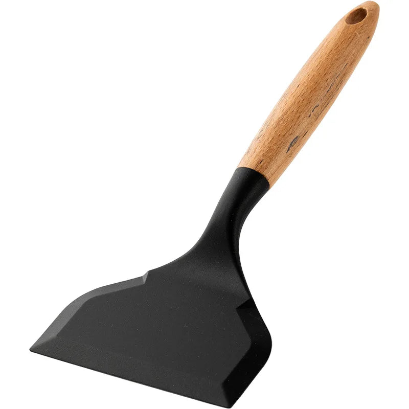 Silicone Pancake Spatula & Turner black
