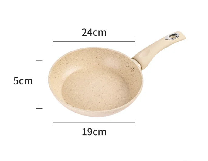 Ceramic Non-Stick Skillet – Perfect Skillet for Frying Eggs, Omelettes, Pancakes, Crepes, Steak, Searing, Sautéing, Sauces & Daily Cooking – Compatible with Gas & Induction Cookers – Available in 20cm, 24cm, 28cm