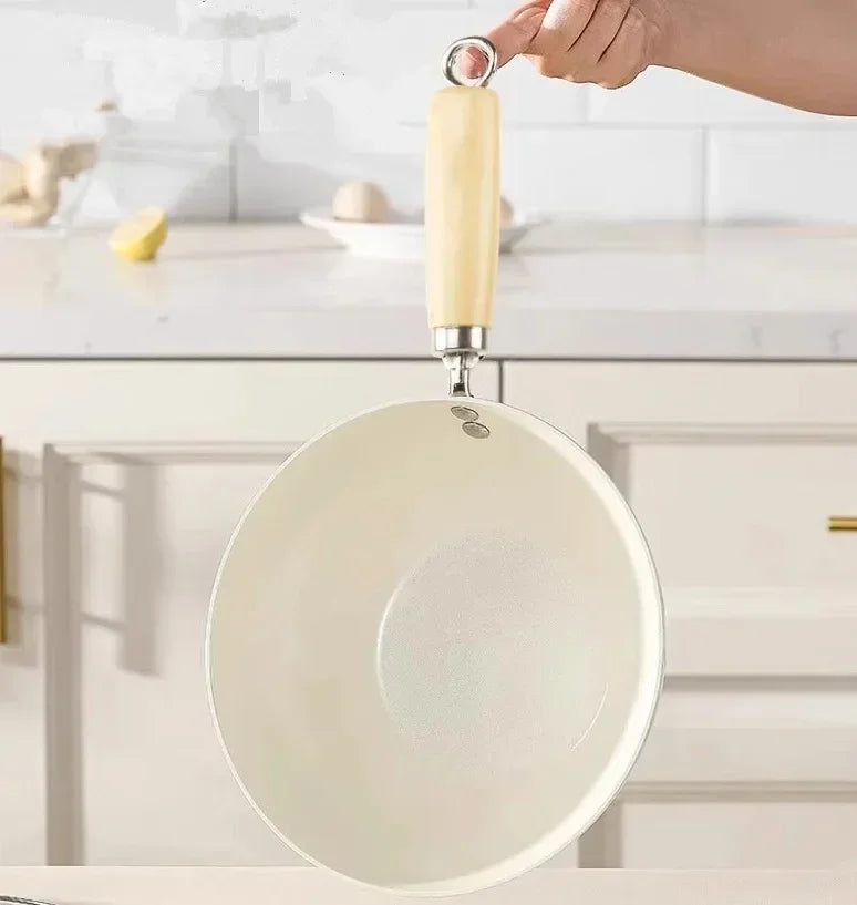 Ceramic Non-Stick Frying Pan – Skillet for Frying Eggs, Omelettes, Pancakes, Crepes, Steak, Searing, Sautéing, Sauces & Daily Cooking – Available in 20cm & 24cm With or Without Lid