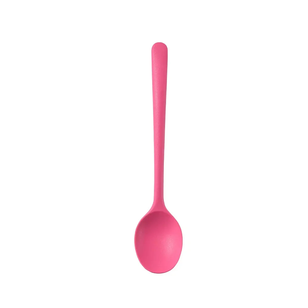 Blush Pink Silicone Kitchen Utensils Set – Heat-Resistant Spatulas, Turners, Ladle & Mixing Spoon – Safe for Non-Stick Cookware & Daily Cooking – Available as 6-Piece Set or Individual Pieces