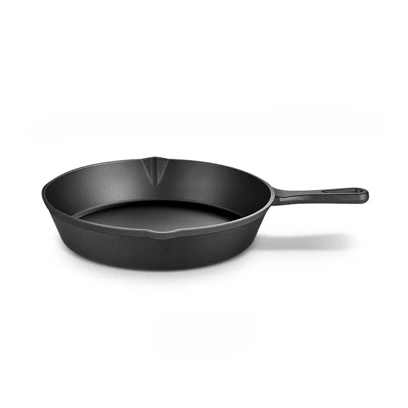 Small Cast Iron Frying Pan – Omelette & Pancake Breakfast Pan for Induction & Gas – Ideal for Eggs & Single Portions – Available in 14cm, 16cm & 20cm