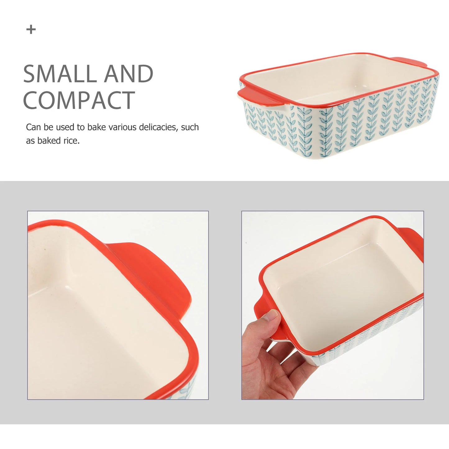 Ceramic Oven Dish with Double Handles – 21cm Bakeware
Ceramic Oven Dish with Double Handles – 21cm Bakeware