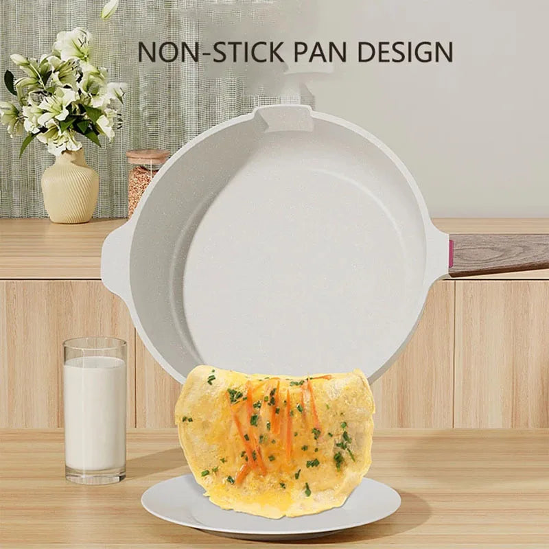 Non-Stick Frying Pan – Skillet for Steak, Eggs, Pancakes, Crepes, Searing, Sautéing & Daily Cooking – Compatible with Induction & Gas Stoves – Available in 20cm, 24cm, 26cm, 28cm Sizes