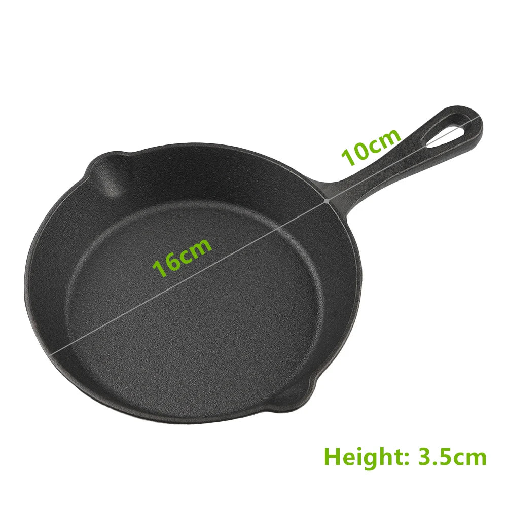 Pre-Seasoned Cast Iron Skillet 16cmx3.5cm