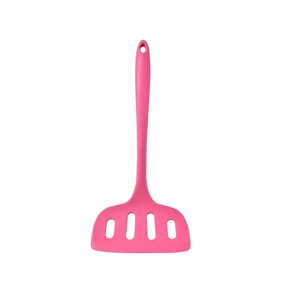 Blush Pink Silicone Kitchen Utensils Set – Heat-Resistant Spatulas, Turners, Ladle & Mixing Spoon – Safe for Non-Stick Cookware & Daily Cooking – Available as 6-Piece Set or Individual Pieces C for Chef