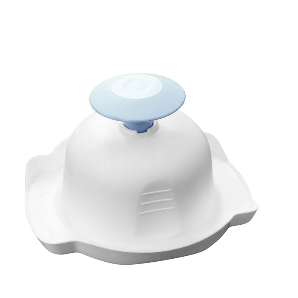 Stainless Steel Finger Guard Food Holder – Anti-Cut Hand Protector for Mandoline Slicers – Best for Slicing Potatoes, Onions & Carrots Safely – Available in Pink & Blue Colours
