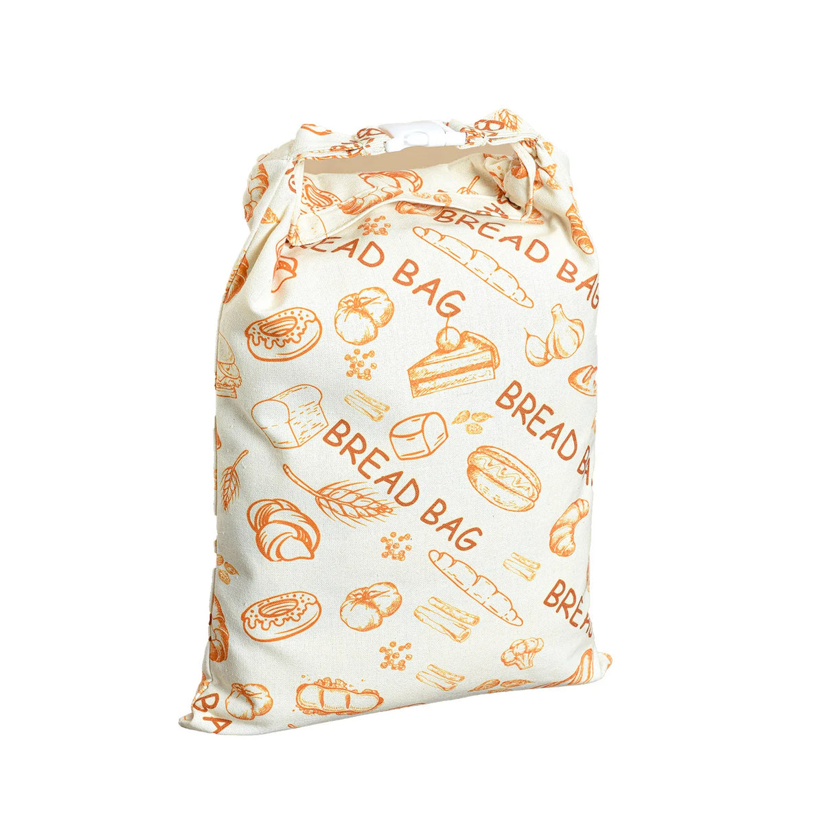 Reusable Beeswax Sourdough Bread Bag – Large Cotton & Linen Bread Storage Bag – Best for Homemade Sourdough & Loaves