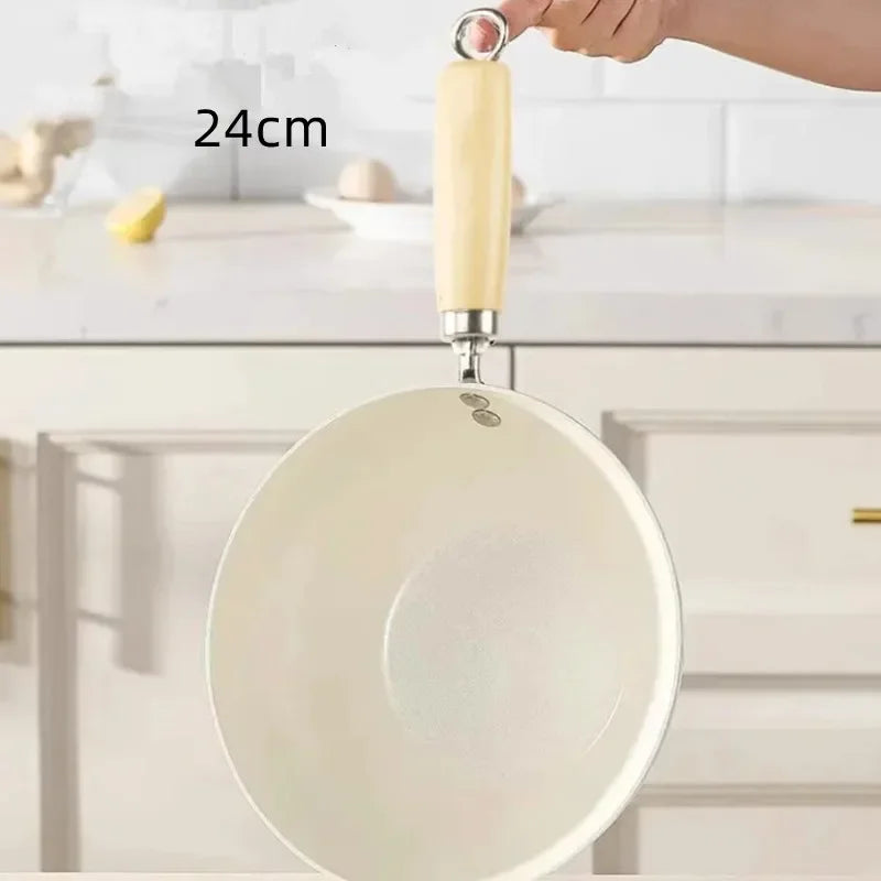 Ceramic Non-Stick Frying Pan – Skillet for Frying Eggs, Omelettes, Pancakes, Crepes, Steak, Searing, Sautéing, Sauces & Daily Cooking – Available in 20cm & 24cm With or Without Lid