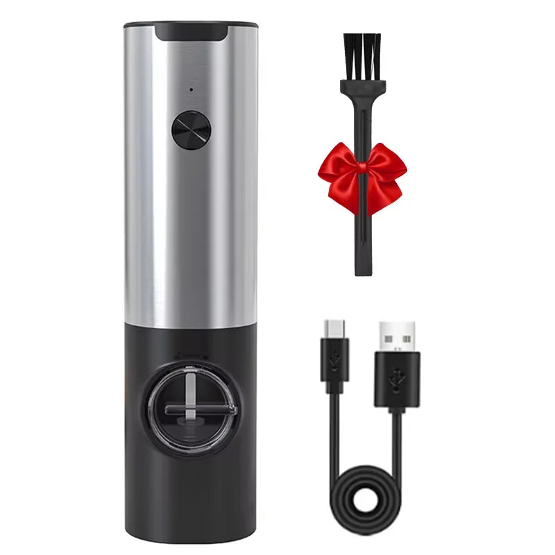 Rechargeable Electric Salt & Pepper Grinder Set β Stainless Steel or ABS Automatic Spice Mills with USB Rechargeable or Charging Base Options β Adjustable Coarseness for Salt, Pepper & Seasonings