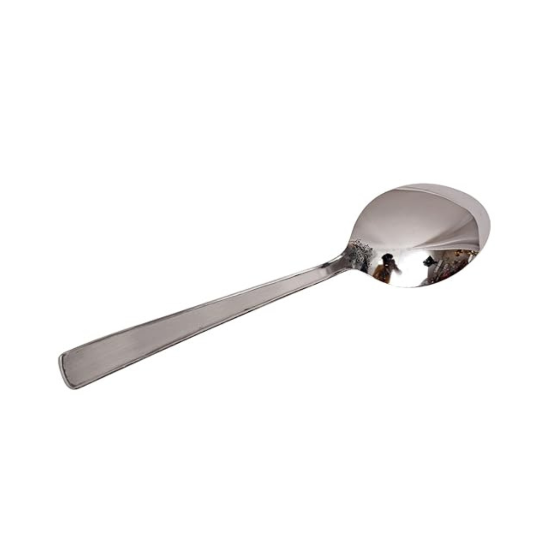 Matt Finsh Stainless Steel Dessert Spoon Cutlery Set, 2 Pieces