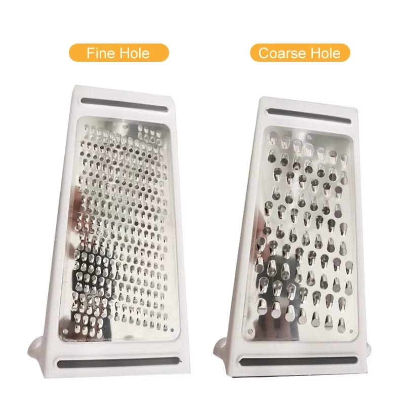 Double-Sided Multifunctional Grater with Storage Box—Dual-Sided for Coarse and Fine Grating