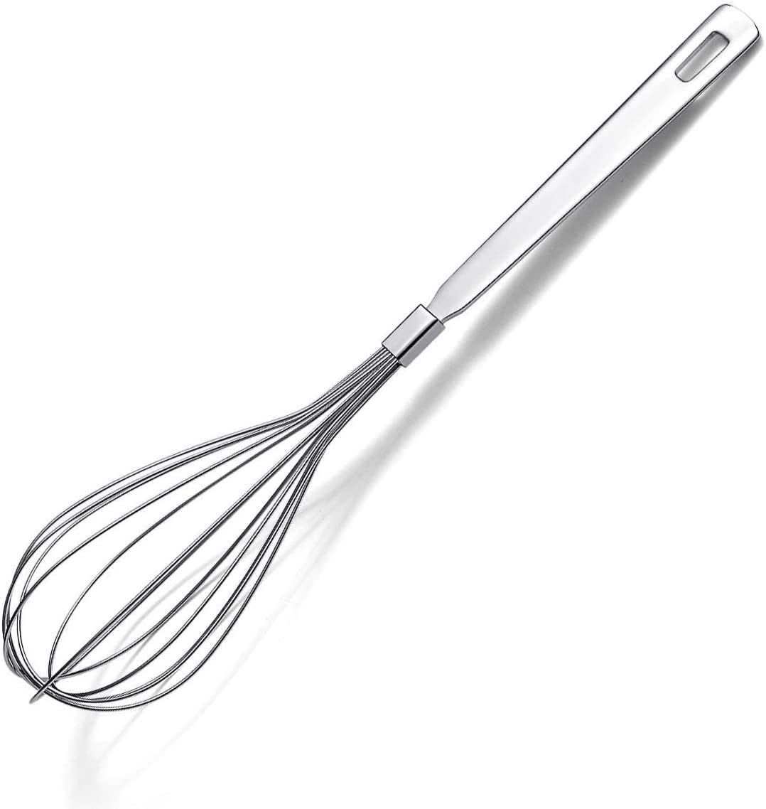 Stainless Steel Cooking Utensils Set, 13 Pieces Kitchen Utensils Set – Includes Heat-Resistant and Non-Stick Tools, Utensil Holder, Dishwasher Safe, and Easy to Clean