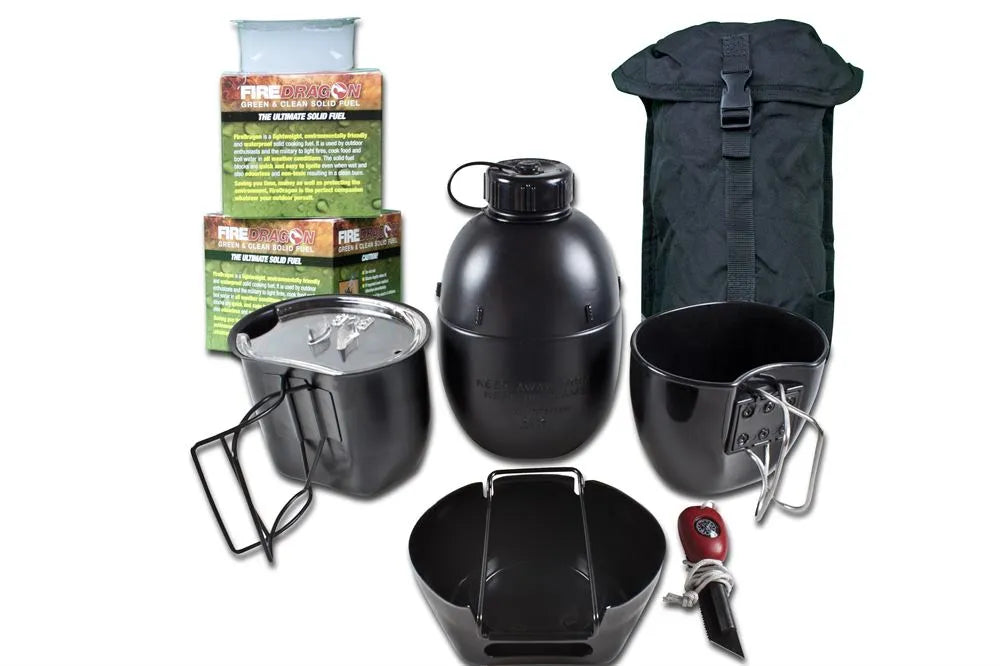 Cooking System I 6 Piece Set Black pouch