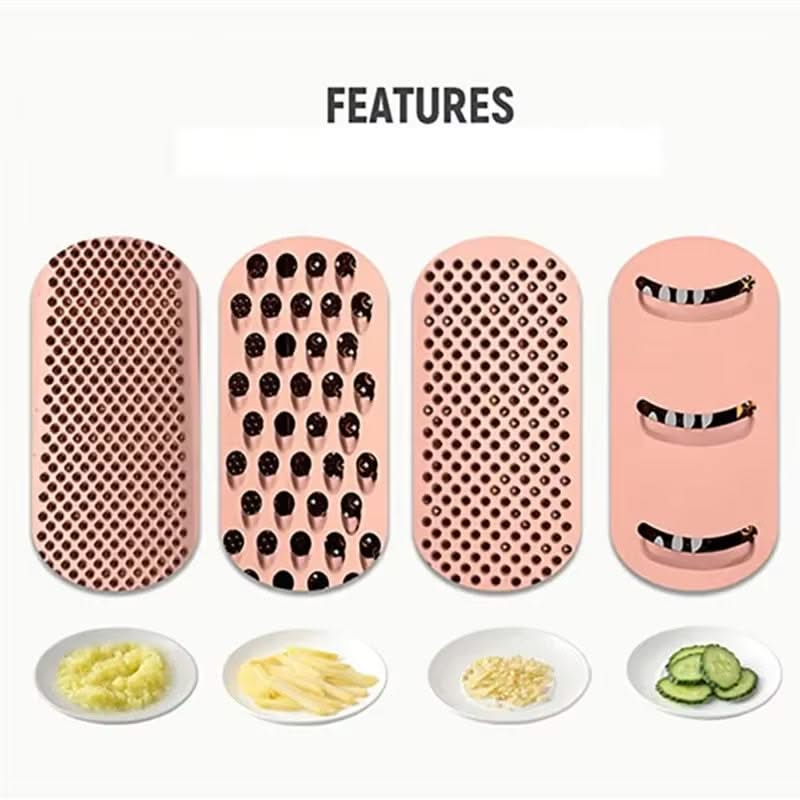 4-Sided Rectangular Stainless Steel Kitchen Grater & Zester with Handle – Versatile Food Shredder for Cheese, Potatoes, Vegetables, and More (Available in Gold, , Rose Gold, Rainbow, Silver and Wooden Handle)