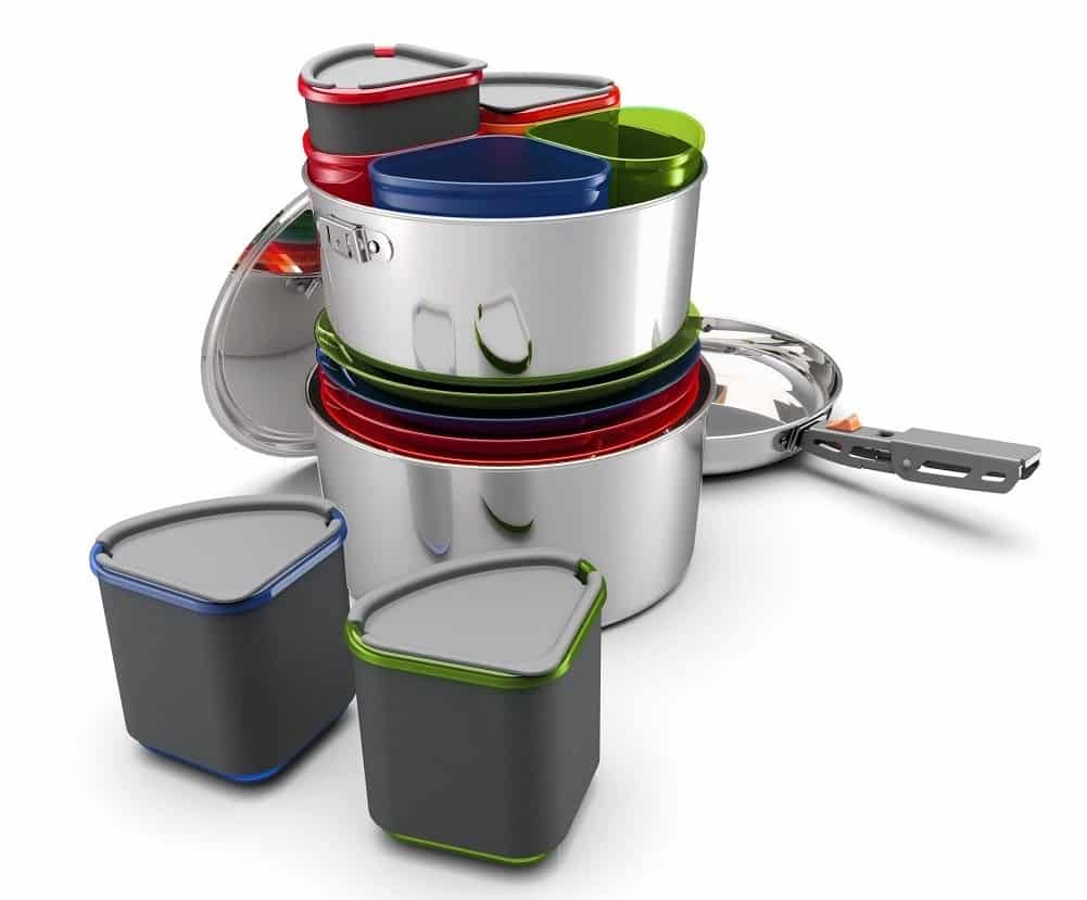 Stainless Camper Cook and Eat set