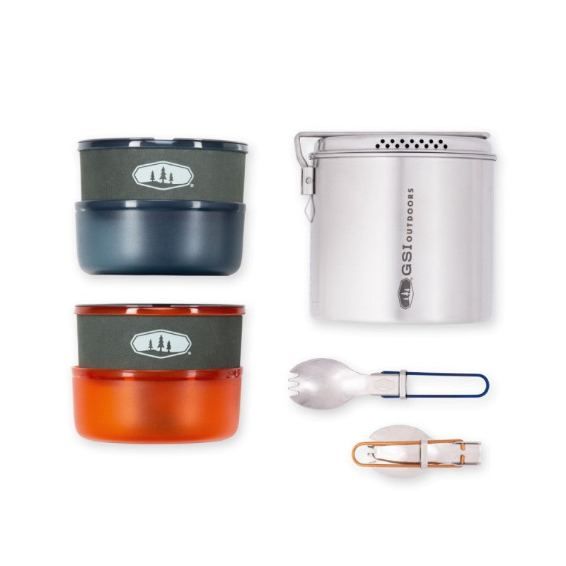 Camping Cooking and Dining Set for Two