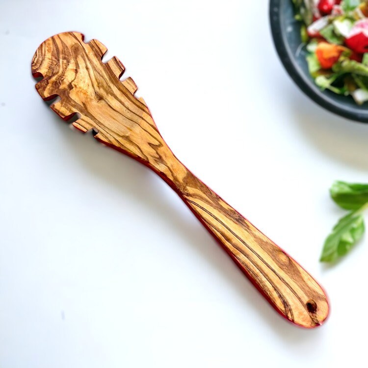 Olive Wood Pasta Fork 30 cm