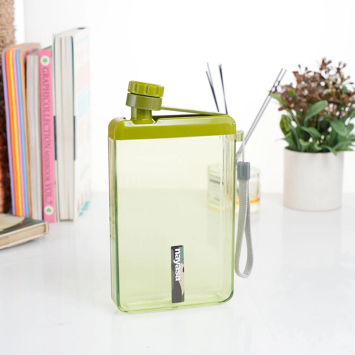 Water Bottle 550 ml Leak Proof BPA Free Green