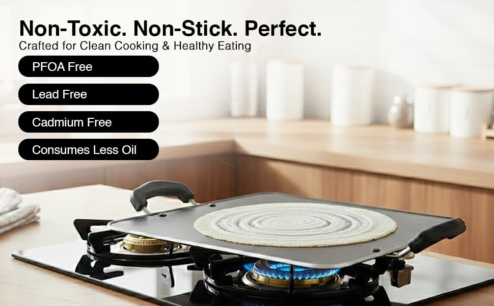 Aluminium Non Stick Square Pathiri Tawa