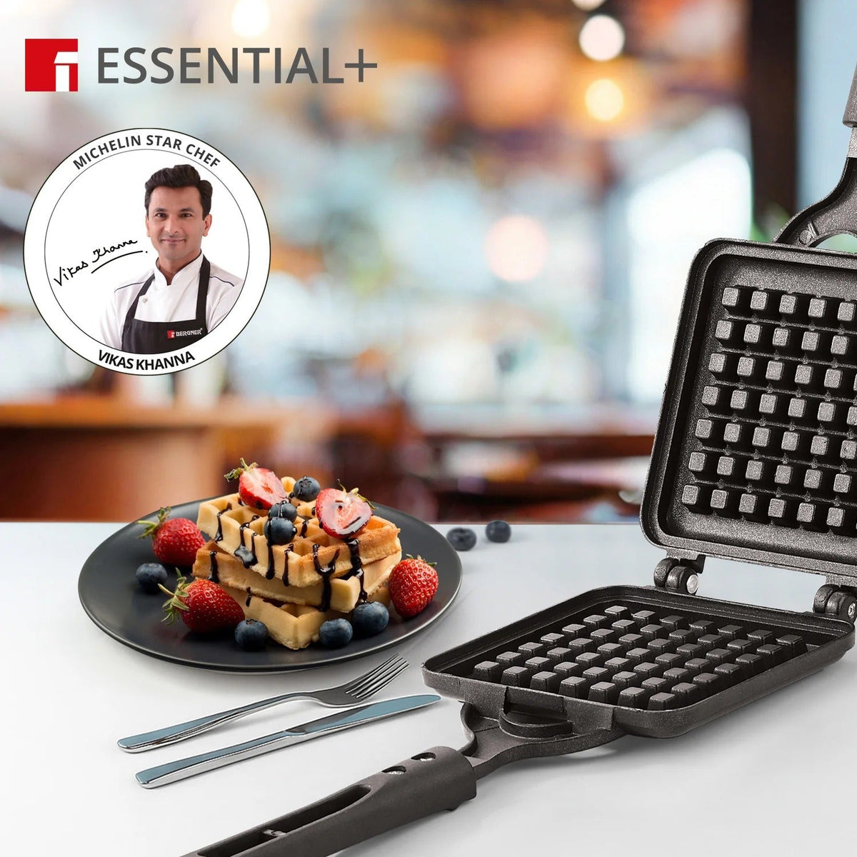 Essential Plus Waffle Maker Non-Stick Coating