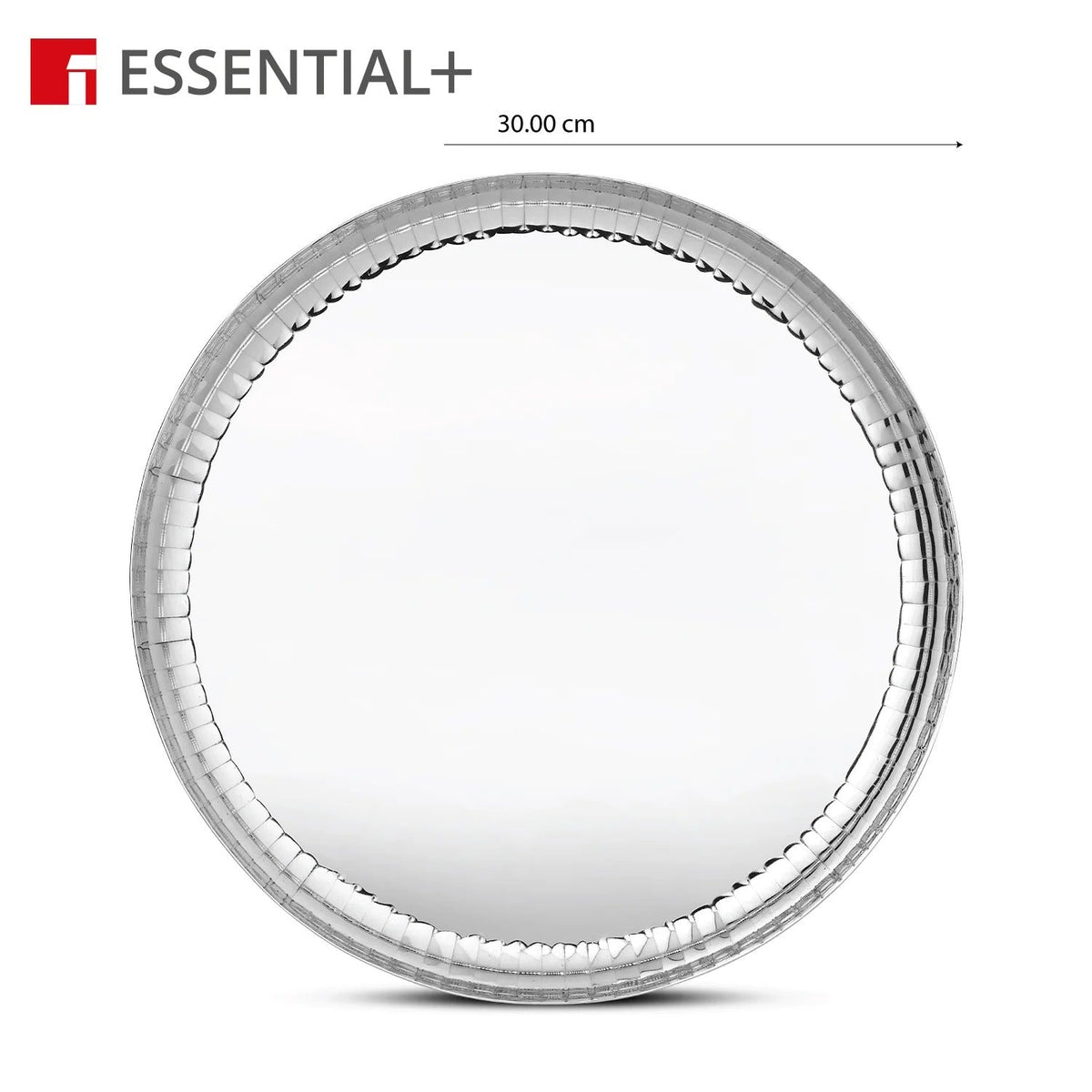 Signature 304 Stainless Steel Traditional Dinner Plates Thali Set of 2