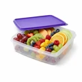 Square Airtight BPA-Free Container Big 3 L Violet