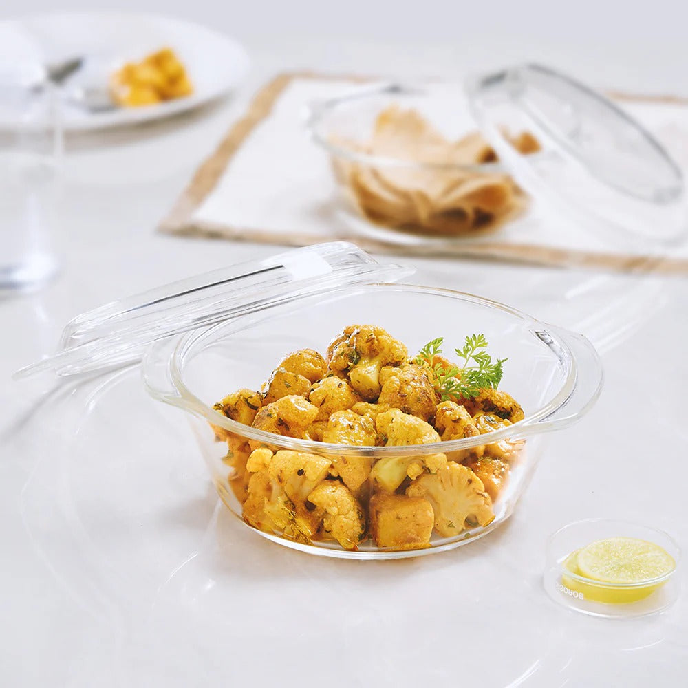 Round Casserole Set of 3 with Lid (750 ml+1L+1.5L)