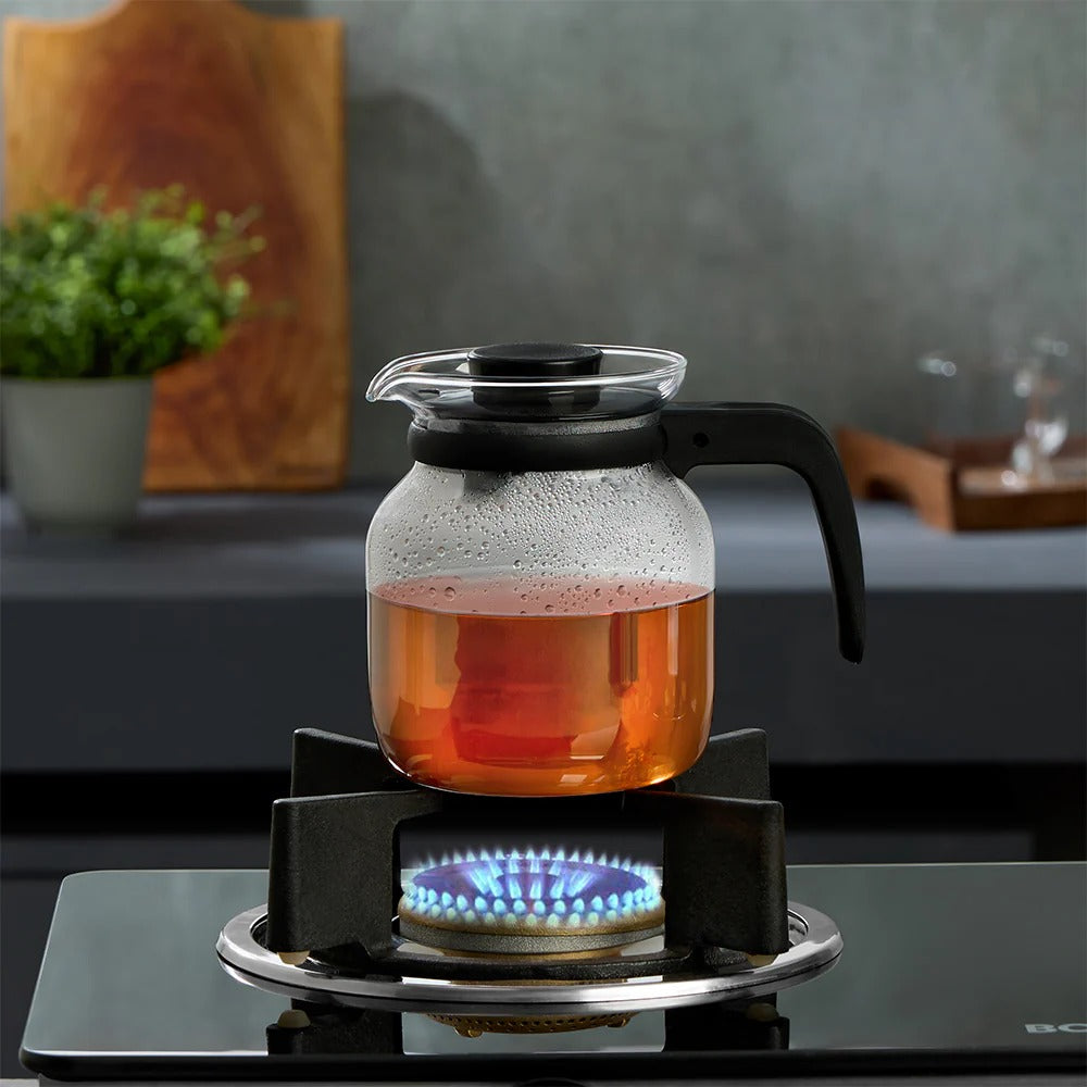 Glass Kettle Tea Coffee Teapot Carafe 650 ml